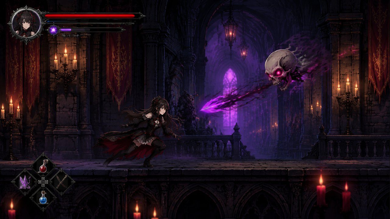 哥特少女勇闯恶魔城2 哥特风格 资料图 8